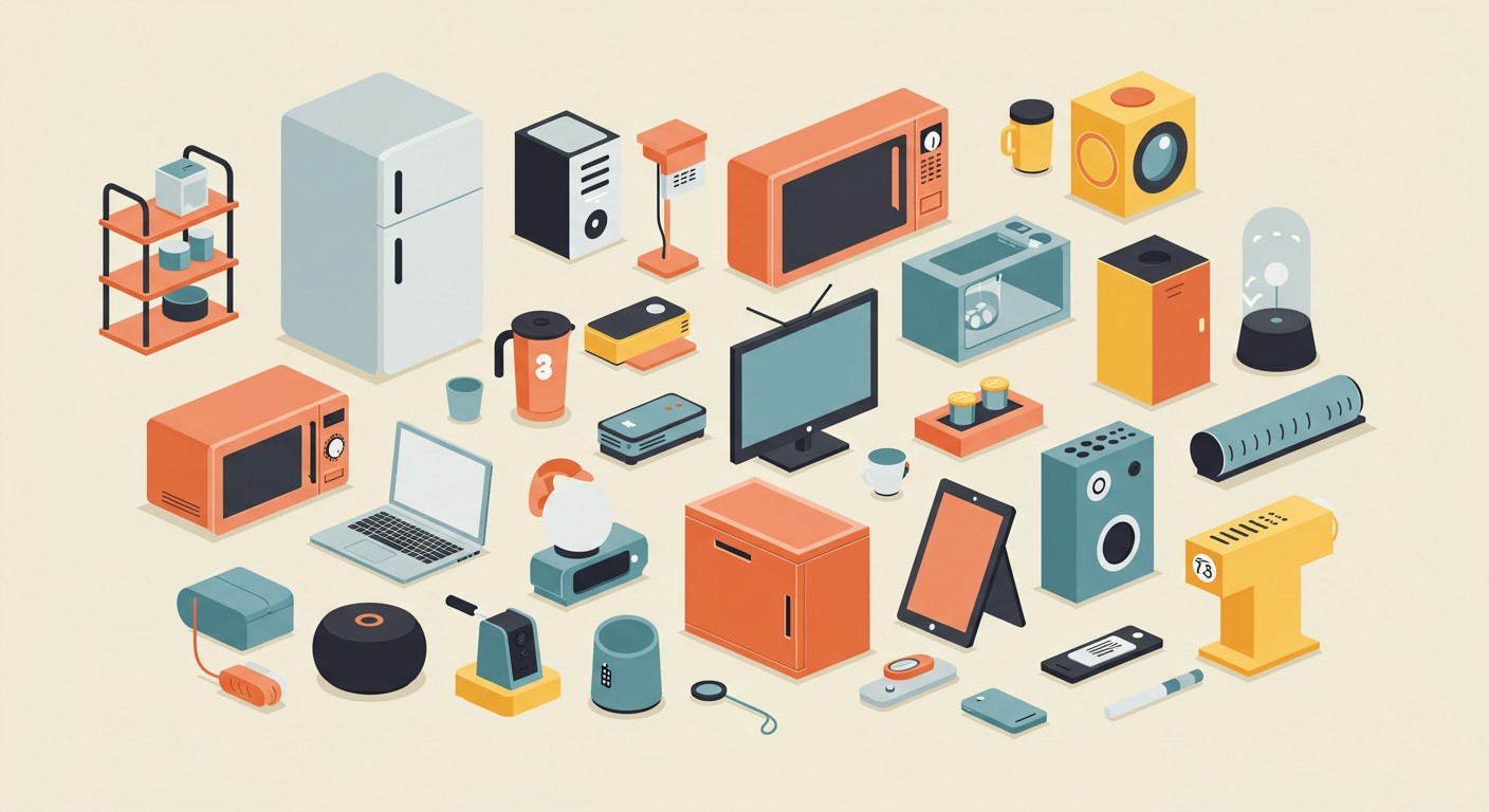 blog image ilustracija: elektronika in gospodinjski aparati