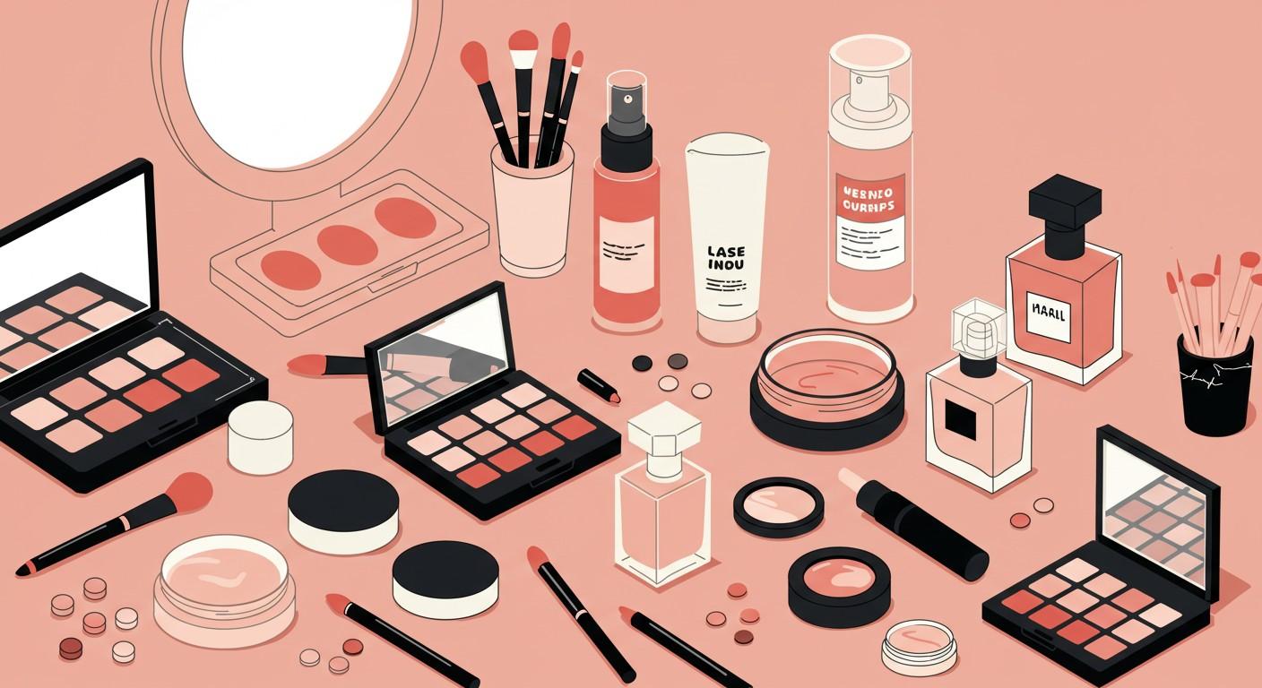 ilustracija: kozmetika in parfumi