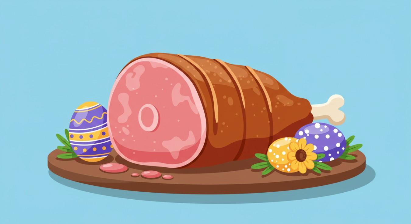 illustration: Easter ham