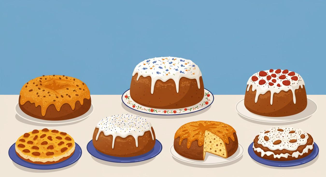different types of Easter baking